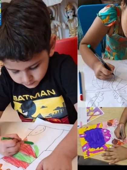 More snapshots of our young artists at work. Whether at home in an online class or in person, the level of engagement and focus is consistently high.