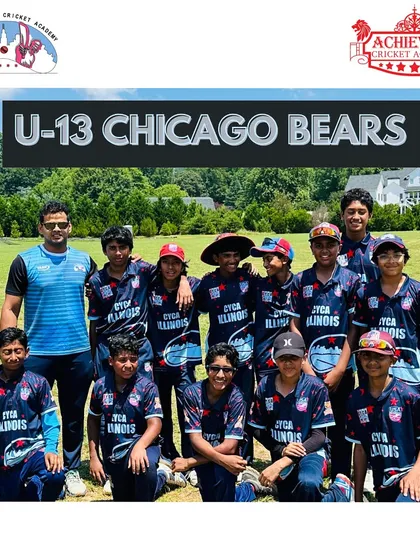 The U-13 Chicago Bears team, another successful squad from our CYCA collaboration.