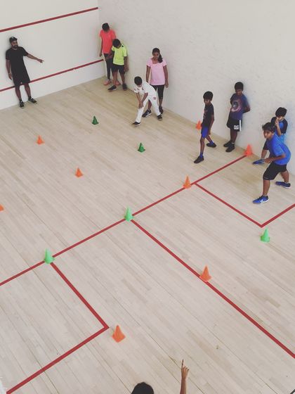 Ray Malik School of Squash - Squash Summer Camp On-Court Skills & Drills photo 7