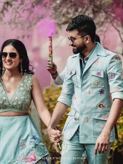 Wedlock Weddings - Full-Service Wedding Planning & Design Vibrant Haldi & Mehendi Ceremonies photo 28