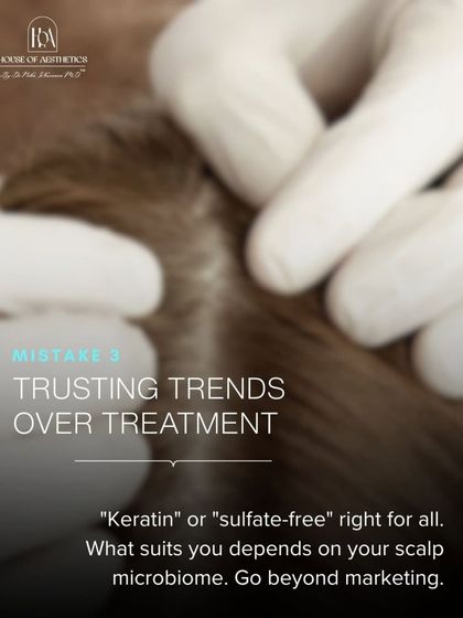 The third mistake is trusting trends over treatment. Viral hacks like rice water or onion juice are not one-size-fits-all. Your hair needs a personalized plan based on your scalp microbiome, not marketing.