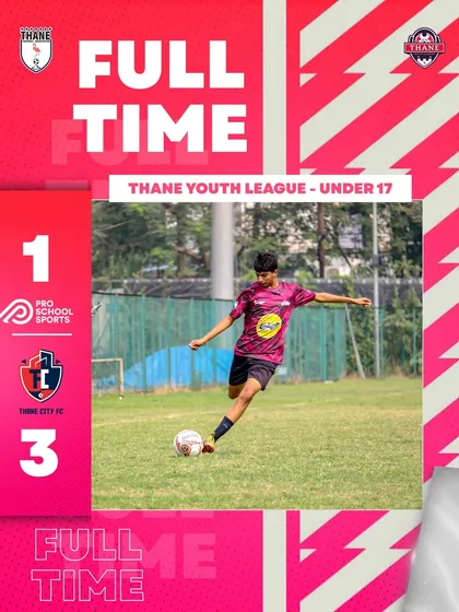 A tough 3-1 result against Thane City FC. We learn from every match, and we will come back stronger.
