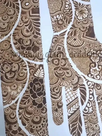 This practice sheet features a beautiful Arabic-style design with bold, flowing vines and floral motifs.