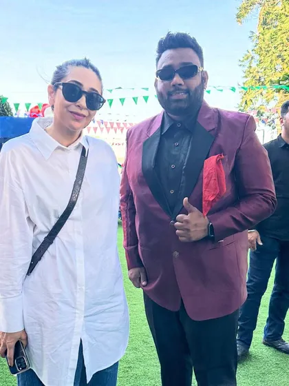 A great moment captured with the evergreen Karisma Kapoor. Performing for the Kapoor family is always a delight.