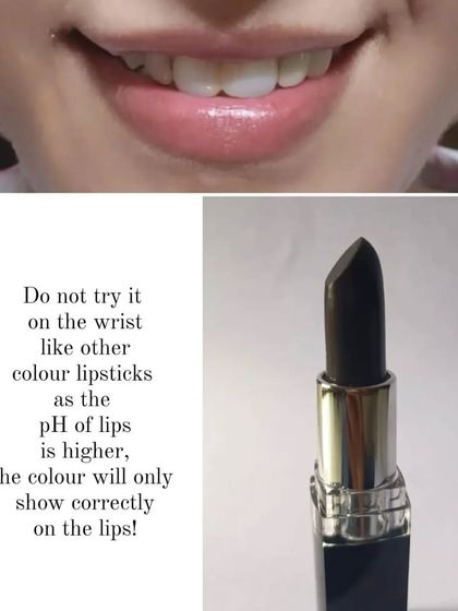 A tip for my pH lipstick: don't test it on your wrist! The pH of your lips is different, so the true color will only show correctly when applied to your lips.