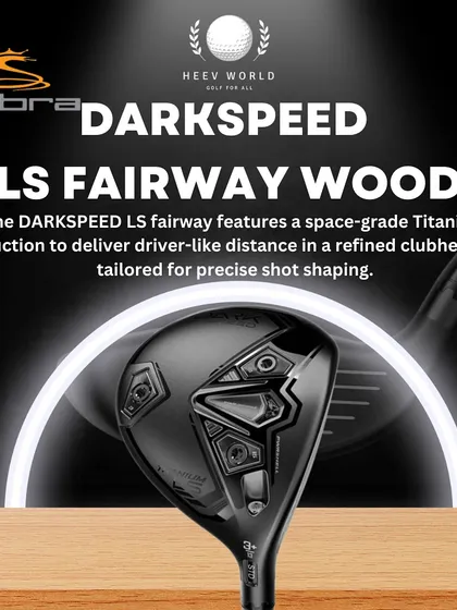 The Darkspeed LS Fairway Wood uses space-grade Titanium to deliver driver-like distance in a refined clubhead shape.