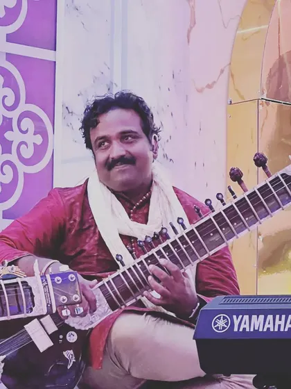 Lost in the music. A moment captured during a live performance, where every note is a conversation. This is the joy I hope to share with every audience.