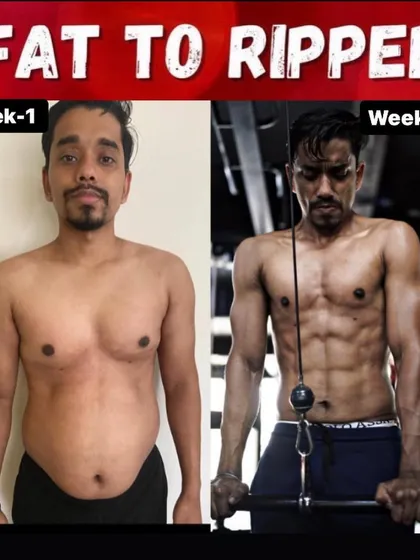 From fat to ripped in 12 weeks. This client, a busy professional, proves that with a structured plan, even those with demanding jobs can achieve amazing results.
