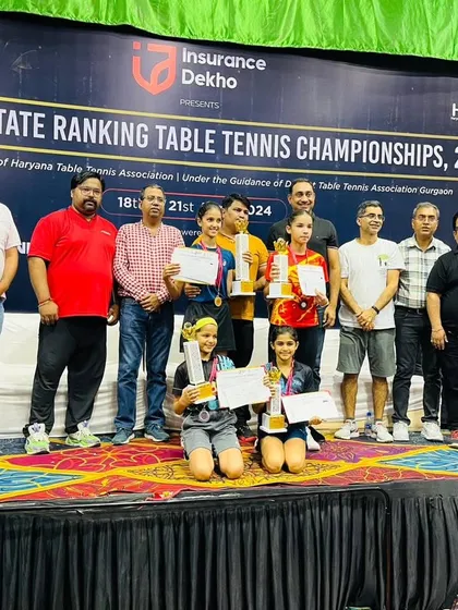 The winners' podium for the girls' category at the state championship. Moments like these are what we train for, celebrating the success that comes from discipline and expert guidance.