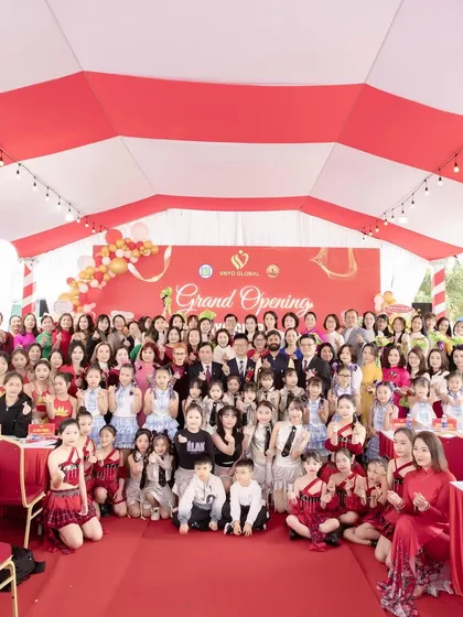 A group photo from the grand opening of VNYO Global Yoga Centre in Vietnam. It was a privilege to be part of this momentous occasion with leaders of the Vietnam yoga industry.