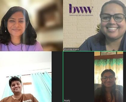 A happy moment with the Blue Jays online. Even through a screen, the energy and smiles of a great workshop session shine through.