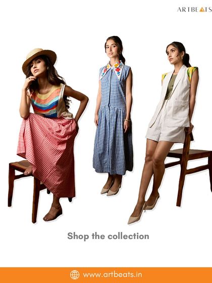 A collage of looks from the Wabi Sabi collection. It showcases the variety of imperfect, intuitive, and irreplaceable pieces designed to flow with you.