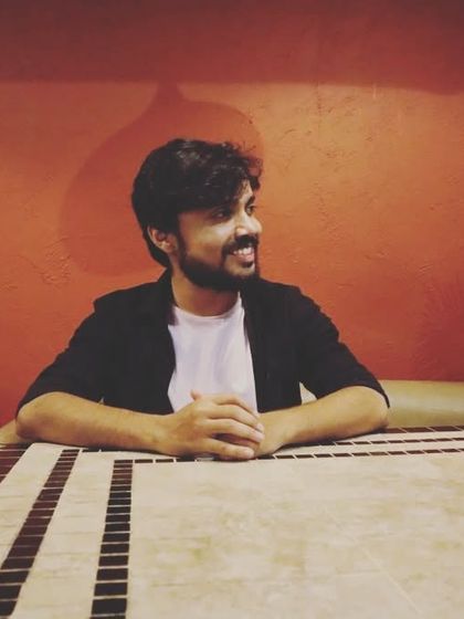 A candid photo from a night out. It's all about enjoying the moment.