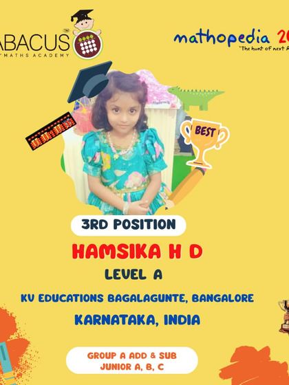 Abacus D Maths Academy - Educational Franchise & Teacher Training Mathopedia: Our Annual Competitions photo 72