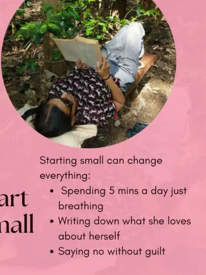 Starting small can change everything. Just spending 5 minutes a day breathing, writing down what you love about yourself, or saying no without guilt are powerful first steps on the self-love journey.