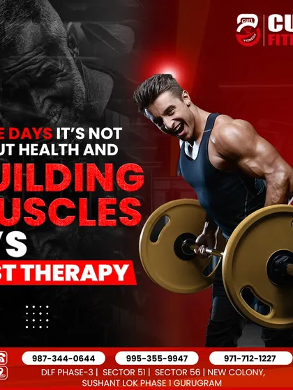 Some days, the gym is just therapy. It's a place to clear your head, focus on yourself, and leave feeling stronger, both mentally and physically.