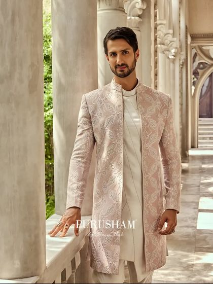 The same design, captured to show the fine craftsmanship. The way the light catches the threadwork is a detail I obsess over. It is not just an outfit, but a proclamation of style.