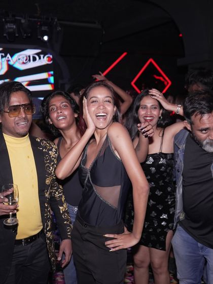 Energy, excitement, and elevation at the launch of Mirror Nightclub. The crowd is all smiles, capturing the joy of a new beginning.