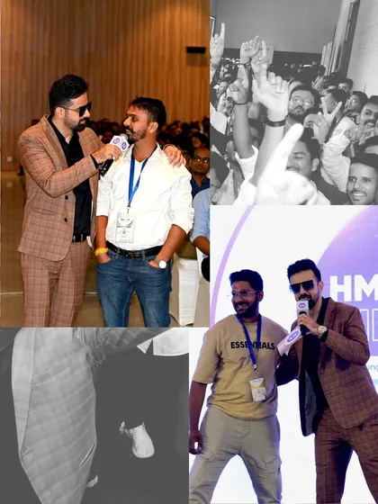 More audience interaction moments from the HMS India Tour. I make it a point to move around the room and engage people directly.
