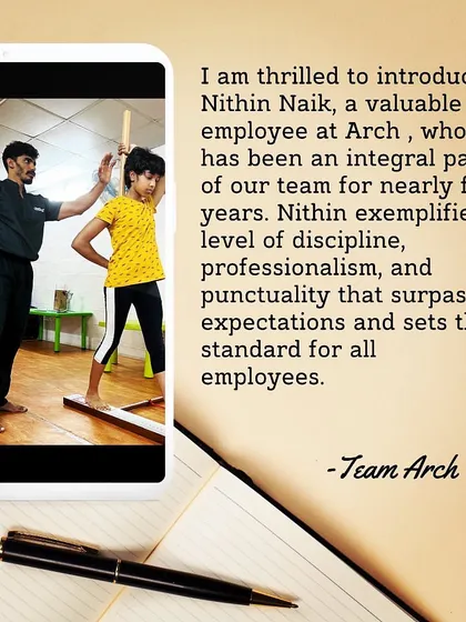 This is Nithin Naik, a disciplined and professional trainer who has been with us for nearly five years. He specializes in strength training and is an inspiration to our team and clients.