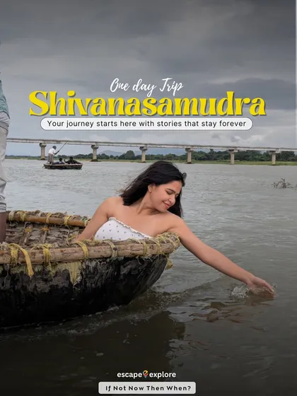 A quick one-day trip to Shivanasamudra is the perfect way to recharge. We'll chase waterfalls and enjoy a peaceful coracle ride on the Kaveri river. It's a short but sweet escape from Bangalore.