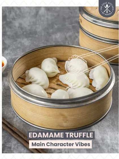 My Edamame Truffle dimsums definitely have main character vibes. They are a luxurious treat for any occasion.