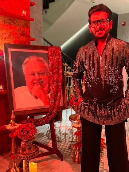 Paying my respects. It was an honor to be a part of an event that celebrated life and legacy with such warmth.