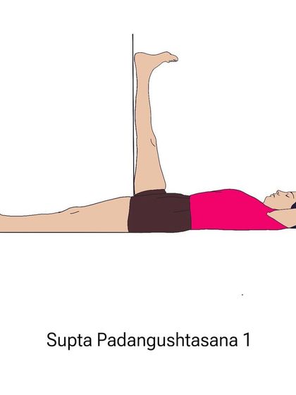 Another variation of Supta Padangusthasana I from my DIY guide, showing the heel on the wall.