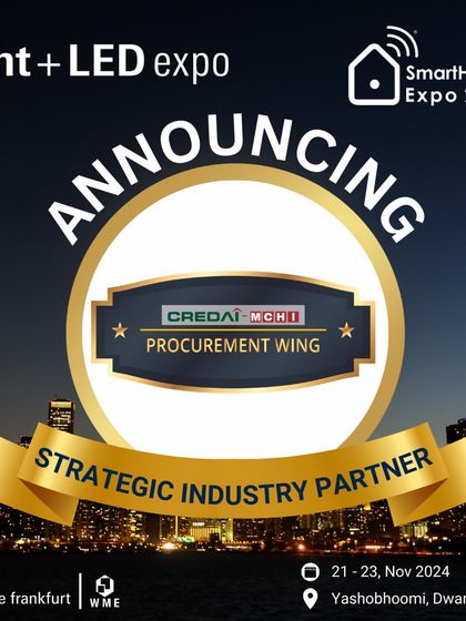 Announcing our strategic industry partnership with the CREDAI-MCHI Procurement Wing, creating a dynamic synergy in lighting and real estate.