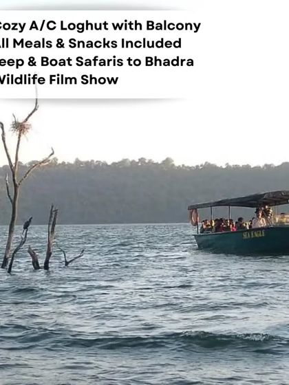 A boat safari on the Bhadra reservoir is a key activity at River Tern Lodge. You can spot wildlife along the banks and enjoy the beautiful scenery.