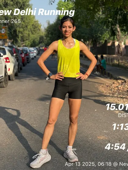 A 15km run on a Sunday morning. Long runs are a cornerstone of marathon training, building your aerobic base and the mental fortitude to go the distance.