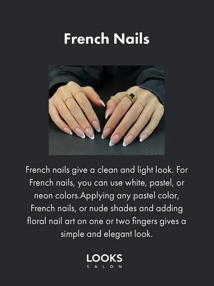 As seen in Femina, the classic French manicure is a timeless choice. My technician explains how to give it a modern twist with pastel colors or subtle floral art.