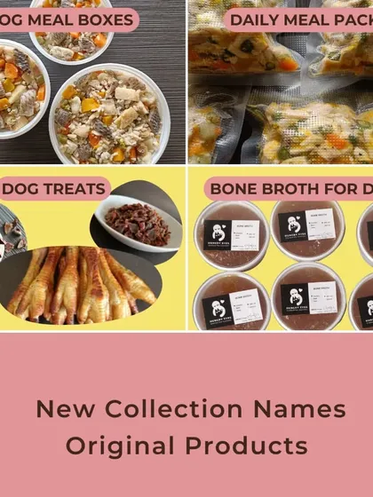 We've got your dog's entire menu covered. From complete daily meals and convenient vacuum packs to single-ingredient dog treats and nourishing bone broth, we have everything you need to feed your pet fresh.