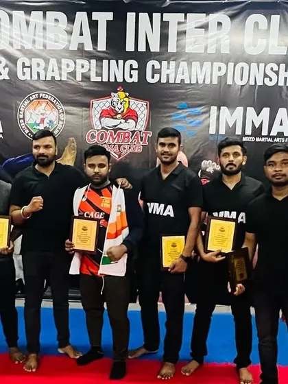 Another shot of the dedicated officials and team members at our inter club grappling and MMA event. Their expertise ensures our competitions are fair and safe for all fighters.