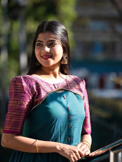 Shreya Balaji - Ethnic Fashion Modeling Modern Ethnic: Gowns, Lehengas & Kurtis photo 8