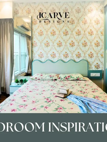 An inspirational shot of a bedroom designed to be a peaceful sanctuary.