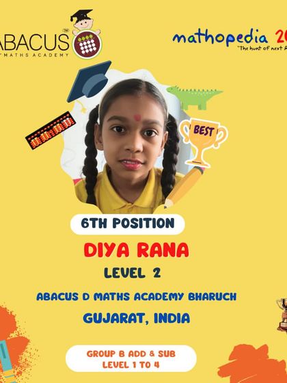 Abacus D Maths Academy - Educational Franchise & Teacher Training Mathopedia: Our Annual Competitions photo 134