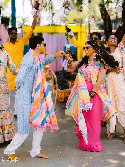 Vibrant Haldi Celebrations photo 13