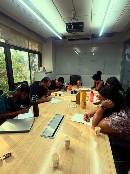 The Pudus batch, deep in a writing exercise. This batch showed so much patience and positivity, they fit right into the BWW community from day one.