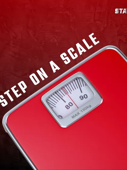 The weighing scale is just one tool for tracking progress. I use it as part of a bigger picture to see trends over time, but we also focus on non-scale victories like more energy and clothes fitting better.