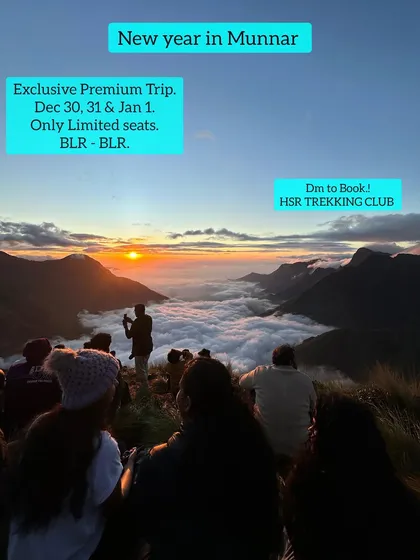 Ringing in the New Year above the clouds. This was from my exclusive premium trip to Munnar for New Year's Eve.