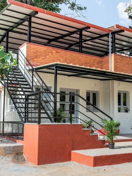 These images further detail the thoughtful design of the Anganwadi school, from the playful interactions on the stairs to the calm, well-lit interiors. Each photo highlights my commitment to creating spaces that are not just buildings, but nurturing environments for growth and community.