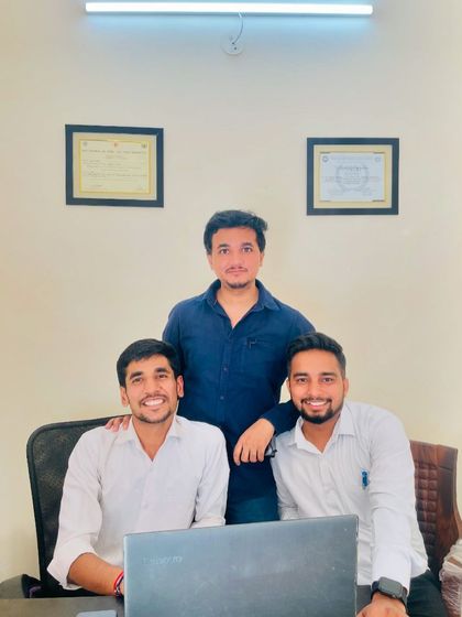 A proud moment with my colleagues at our office inauguration in New Delhi. Starting our own law firm was a big step, built on hard work and the blessings of our families.