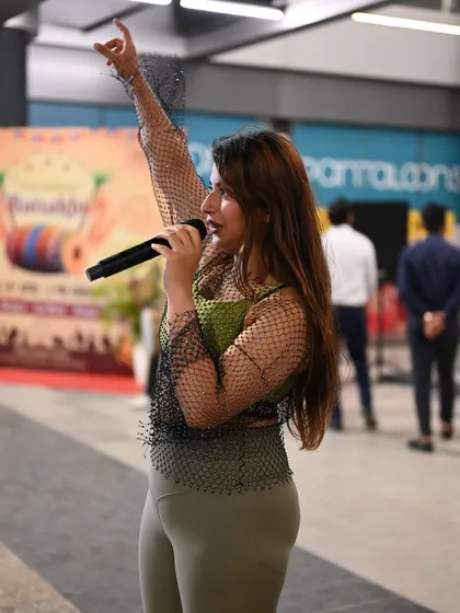 Leading a Zumba session is one of my favorite things to do. The energy of the crowd is incredible, and it's the most fun way to get a cardio workout in.