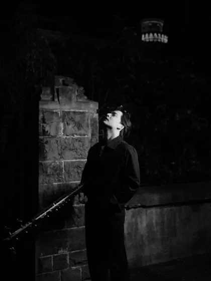 A favorite shot from the "Middle of the Night" shoot, looking up at the night sky.