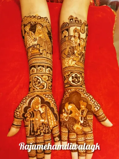 Raju Mehendi - Festive Mehendi Divine & Deity Portraits photo 13