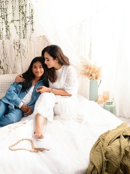 A tender moment between a mother and her daughter. I believe in shooting emotions, not poses, and this quiet connection is a perfect example.