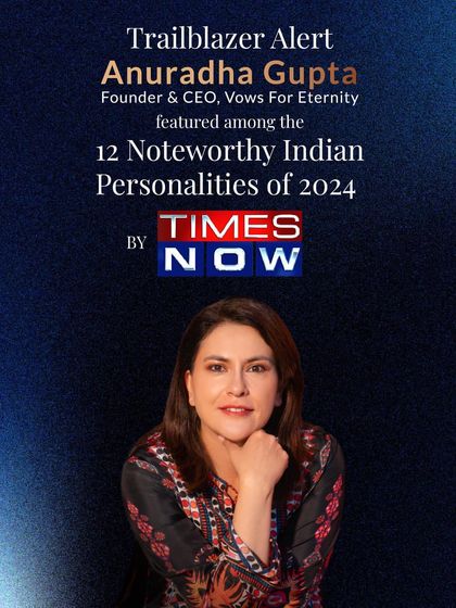 I am honored to be featured by Times Now as one of the 12 Noteworthy Indian Personalities of 2024. It's a testament to our mission of bringing a personal, human touch to modern matchmaking.