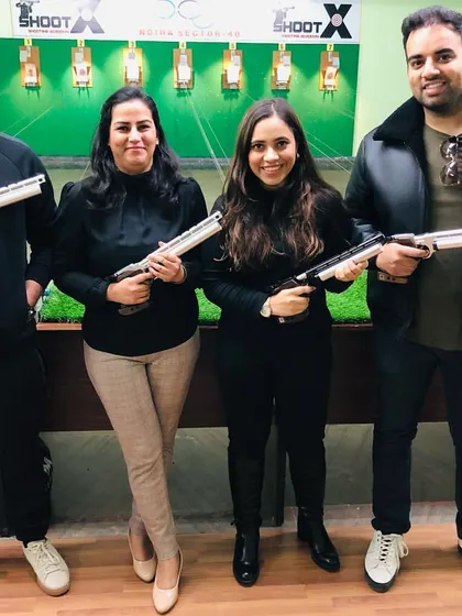 A great day at the range. We love seeing new faces at our academy, ready to learn the art of shooting and discover a new passion.