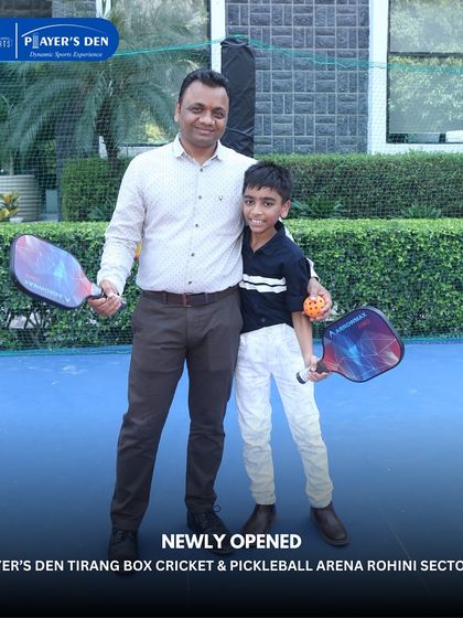 We were thrilled to inaugurate our new Player's Den Tirang Arena in Rohini Sector 13. This facility offers top-notch box cricket and pickleball courts, expanding our mission to bring quality sports infrastructure to more neighborhoods.